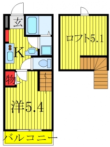 Ｆｏｎｔａｎａ　Ｎｏｒｔｈの間取り図