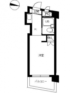 スカイコート西川口第２の間取り図