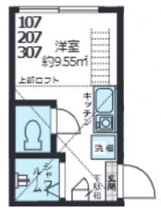 QUQURI IKEBUKUROの間取り図