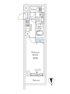 プラネソシエプラス桜台の間取り図
