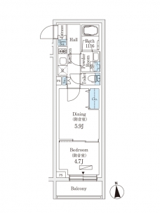 プラネソシエプラス桜台の間取り図
