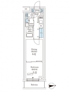 プラネソシエプラス桜台の間取り図