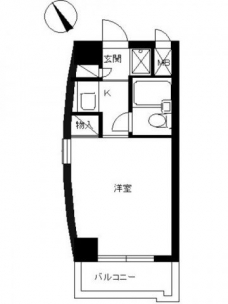 スカイコート西川口第７の間取り図