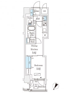 ロイジェント駒込六義園の間取り図