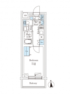 プラネソシエプラス桜台の間取り図