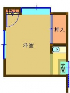 寿々木荘の間取り図