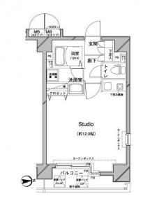 ダイナシティ田端の間取り図