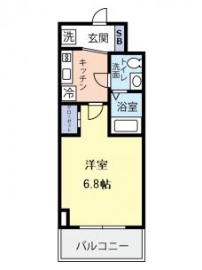 グランヴァンプレミアム川口の間取り図