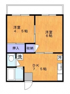 ときわハイムの間取り図