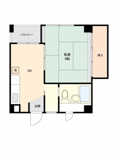 ライオンズマンション東神田の間取り図
