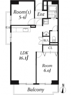 リバーサイドＭＡＫＩＢＡ の間取り図