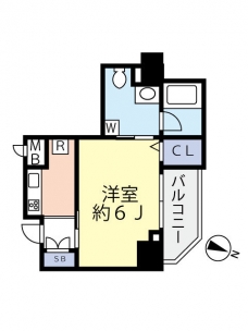グランヴァン板橋本町Ⅱの間取り図