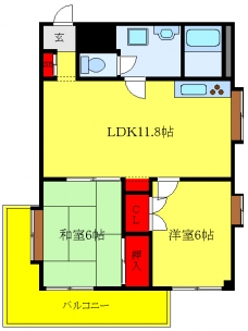 ライブ赤羽の間取り図