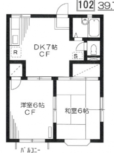 ファミール長崎の間取り図