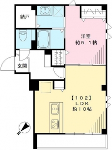 Ｂｒｏｗｎｉｅの間取り図