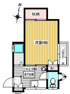 メゾンミサ神谷の間取り図