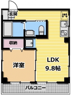 Housekul千駄木ビルの間取り図
