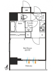 GRAN PASEO神田駅前の間取り図