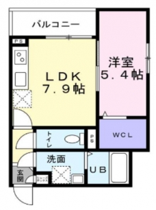 EIJU富士見台駅前の間取り図