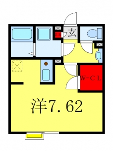 IXO町屋の間取り図