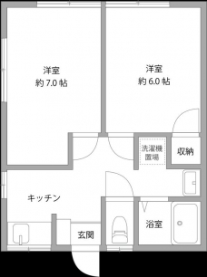 グリーンハイム東尾久の間取り図
