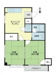 北町コーポ３号棟の間取り図
