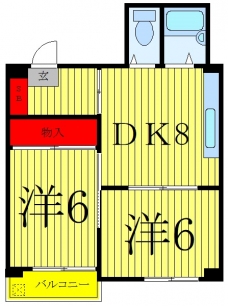クレセント幸町の間取り図
