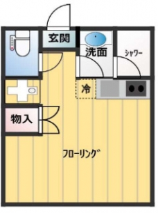 サクラメント蓮根の間取り図