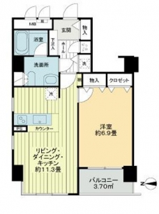 グランドメゾン王子の間取り図