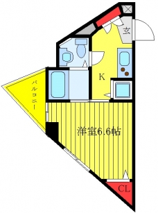 ガーラ・シティ王子の間取り図