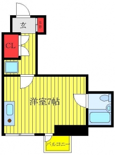 シャンティタカハシの間取り図