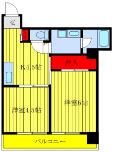 ツインドエルひぐらしの間取り図