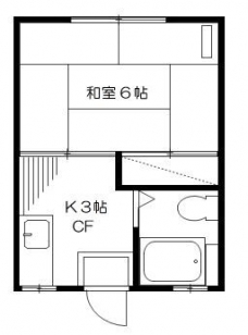 那須ハイツの間取り図