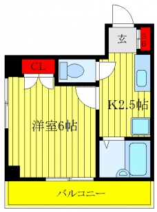ECO稲荷台の間取り図