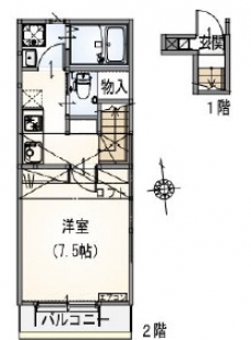 フェンガリ西台の間取り図