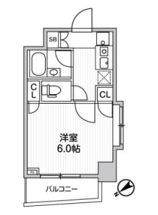 アパートメンツ練馬北町の間取り図