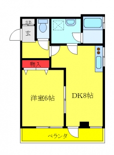 サンセット９０の間取り図
