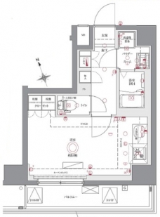 AZEST浮間舟渡Ⅱの間取り図