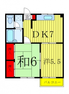 エステートピア峠の間取り図