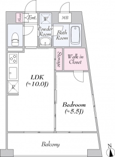 IL MEZZO DI TOKYO，DUEの間取り図