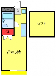 ハイツエミールの間取り図
