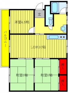 マンションY&Mの間取り図