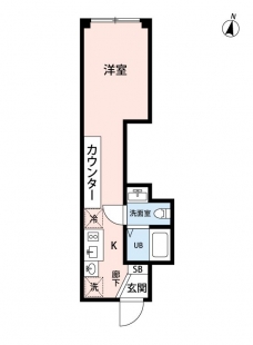 GLICION蓮根の間取り図