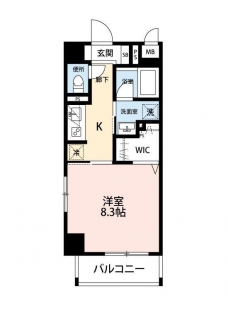 RISE西池袋の間取り図