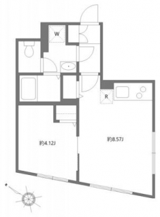 エルファーロ大塚Ⅳの間取り図