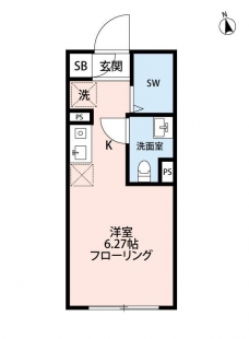 Libo北千住の間取り図