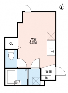 Avance春日町の間取り図