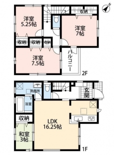 マイホームネクスト戸塚　６号棟の間取り図