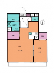 リアンＴＲの間取り図