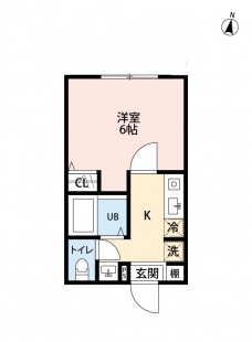 レジダリア新井宿の間取り図